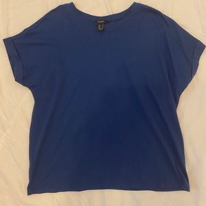 forever 21 blue t-shirt